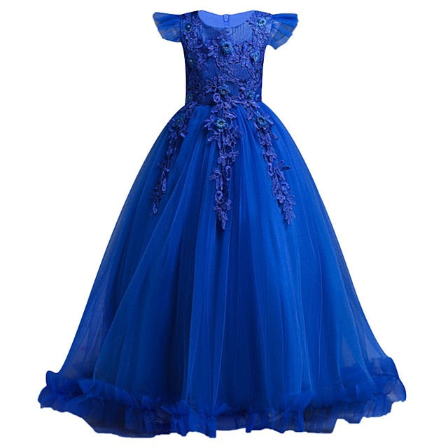 Princess Flower Girl Dresses Wedding Party Gown Pageant Carnival Birthday Ceremony Dresses