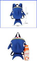 Toddler Backpack Lovely Kindergarten Cartoon Animal Shark Backpack