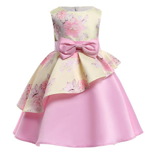 Flower A-Line Kids Pageant Dresses for Toddler Little Girls
