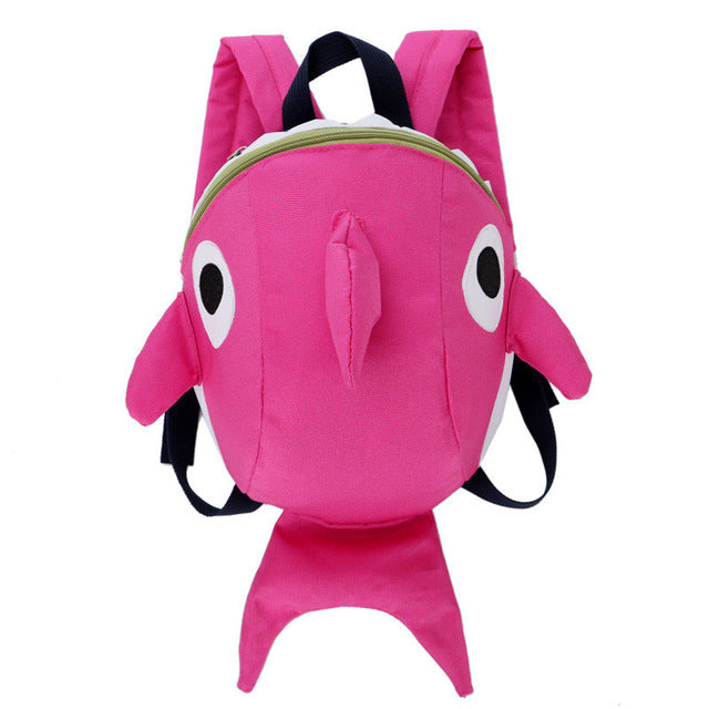 Toddler Backpack Lovely Kindergarten Cartoon Animal Shark Backpack