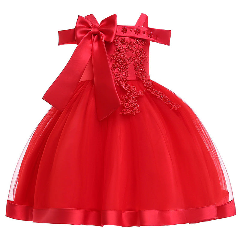 Flower Girl Dress Pageant Dresses Sequin Ruffles Tulle Dress