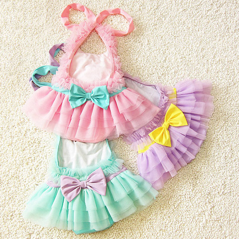 Girl Swimsuit One Piece Swimwear Little Mermaid Bathing Suits