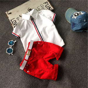 Boys 2-7 Years Summer T-shirts and Shorts Pants Sportsuits