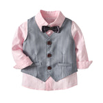 Kids  Boys Suits Blazers Shirt Overalls Tie Suit Formal Party Wedding Wear