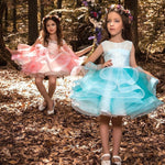 High-end Girl Dress Party Birthday Wedding Gown Princess Girl Dresses