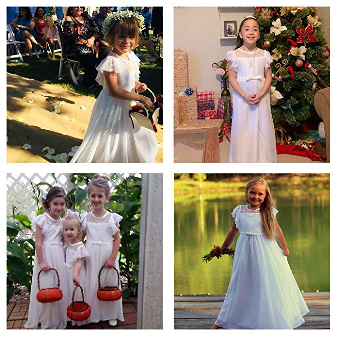 Cute Two Piece White Flower Girl Dress · Sugerdress · Online Store