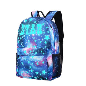 Galaxy School Bag  Collection Canvas USB Charger for Teenage Girls Kids High Quality Backpacks