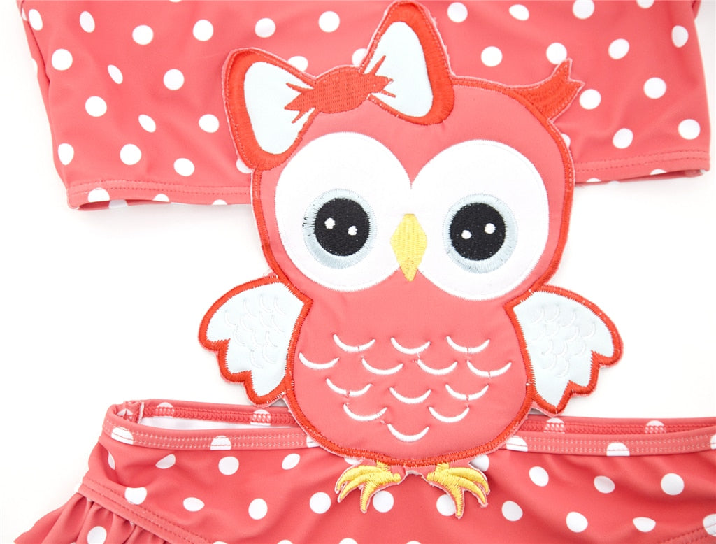 2019 Girls Cute Swimwear  Bikini Ruffles One Pieces Swimwear 12M-8T