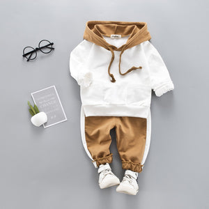 Toddler Boy Casual Sweatshirt Long Sleeve Autumn Outfits Tracksuit For 1-4T