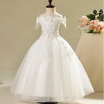 Kid Girls Tulle princess Dress Gorgeous Ball Gown Wedding Party Costume For 1-12Y