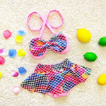 Ruffle Brief Bottom Bikini Baby Girl Cute Swimsuit Beachwear
