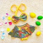 Ruffle Brief Bottom Bikini Baby Girl Cute Swimsuit Beachwear