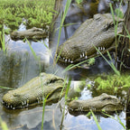 RC Boat with Alligator Head 2.4GHz Scary Funny Crocodile Remote Control Boat Prank Toy for Children