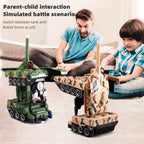 RC Tank Deformable Remote Control Car Robot Battle Tank Toy Full Function Stunt Car
