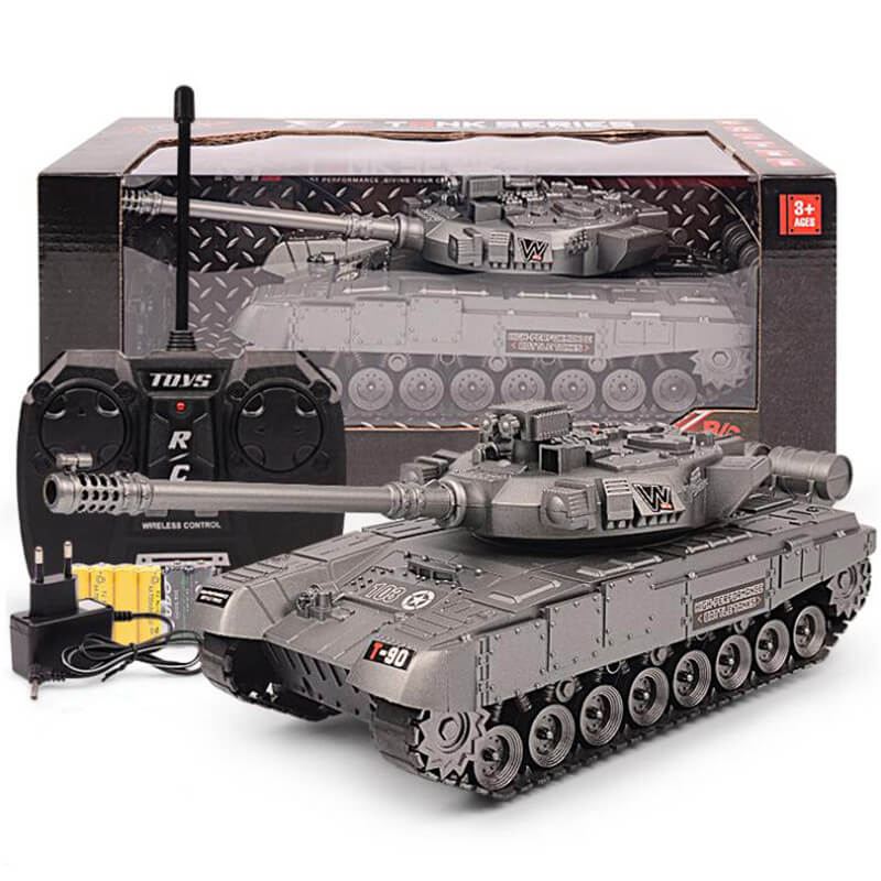 12.3" Remote Control Tank RC Vehicle Full-Function Stunt Tank Toy for Kids Gift