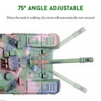 12.3" Remote Control Tank RC Vehicle Full-Function Stunt Tank Toy for Kids Gift