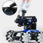 RC Water Bomb Car 360 Rotate Remote Control Stunt Tank Car with Light and Music