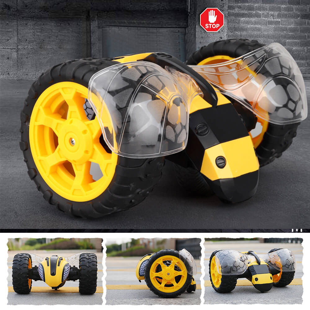 1:14 High Speed RC Car Lighting Remote Control Bumblebee Stunt Race Car