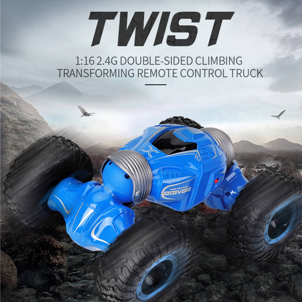RC Cars For Kids 1:16 RC Twist Car 4WD Rechargable Remote