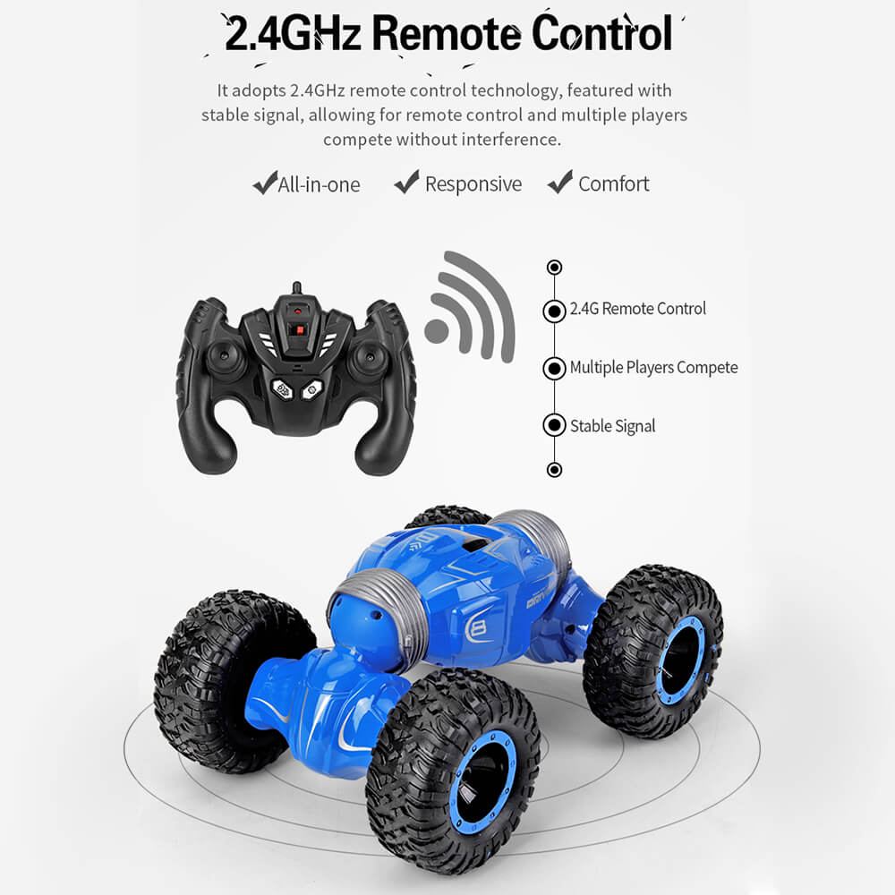 RC Cars For Kids - 1:16 RC Twist Car 4WD Rechargable Remote Control Climber RC Car
