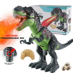 Realistic Remote Control Dinosaur Walking Spray Simulation T-Rex Robot Dinosaur Toy