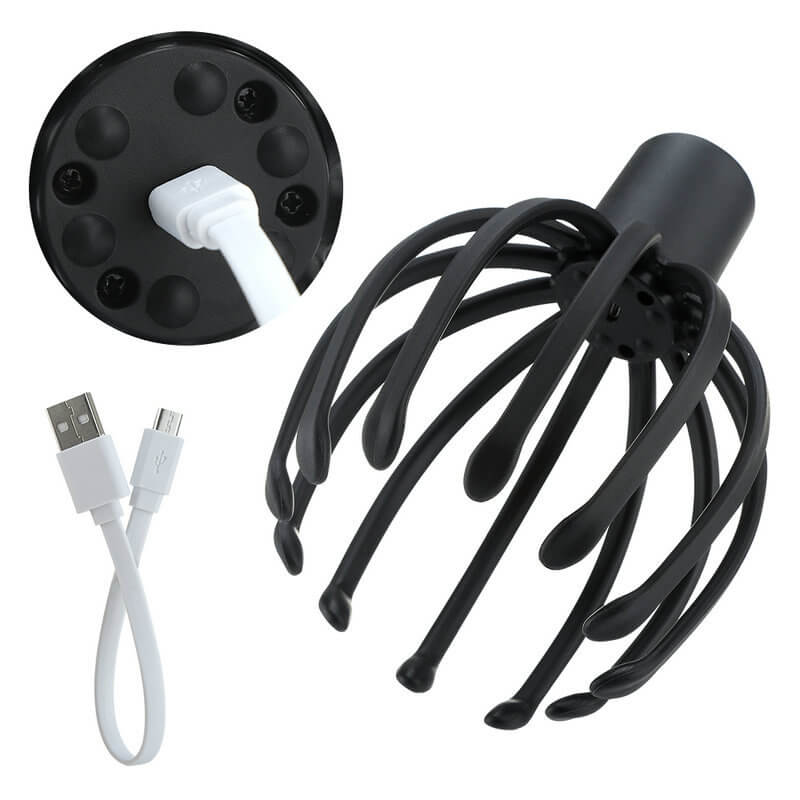 Electric Scalp Massager with 12 Massage Claws Automatic Head Massager for Stress Relax