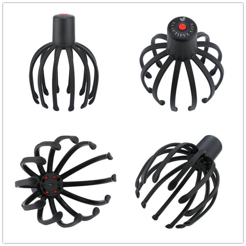 Electric Scalp Massager with 12 Massage Claws Automatic Head Massager for Stress Relax