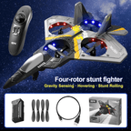 Kids RC Airplane Drone 2.4G Remote Control Aircraft with Gravity Sensing Stunt Spin Jet