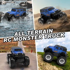 Amphibious RC Car 1/16 Remote Control Off-Road Waterproof Vehicle RC Monster Truck