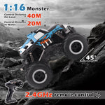 Amphibious RC Car 1/16 Remote Control Off-Road Waterproof Vehicle RC Monster Truck