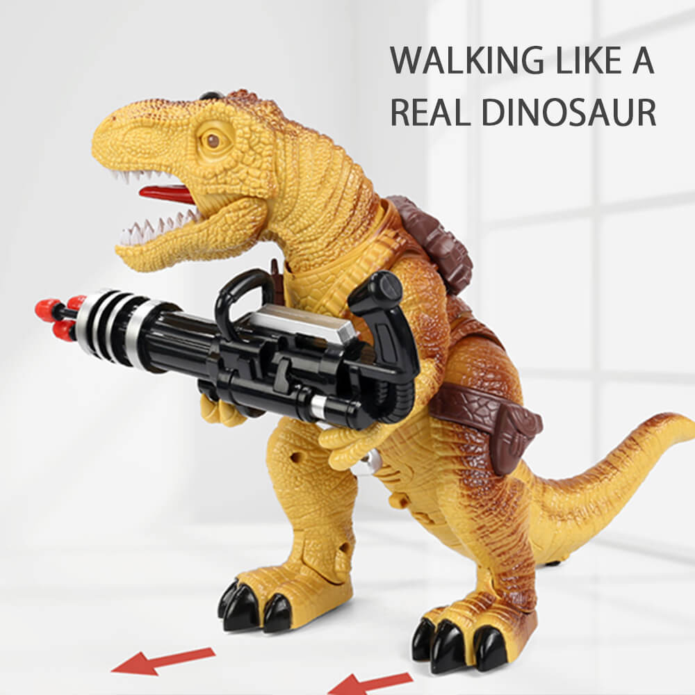 Kids RC Dinosaur with Launching Bullets Electric Remote Control Tyrannosaurus Rex Commando for Battle