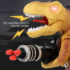 Kids RC Dinosaur with Launching Bullets Electric Remote Control Tyrannosaurus Rex Commando for Battle
