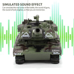 Kids RC Battle Tank 10.5'' Remote Control Tanks All Terrains Crawler