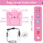 Kids Remote Control Car All Terrain Off Road RC Trucks with Storage Case for Boys and Girls