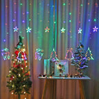 117in Remote Control Christmas String Lights 8 Fun Modes USB Hanging Waterproof Twinkle Light for Home Decoration