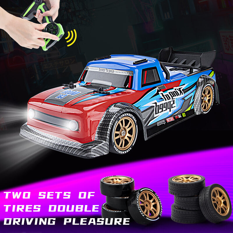 RC Drift Car 4WD High Speed Racing Car with Spray 1/16 Remote Control Stunt Vehicle