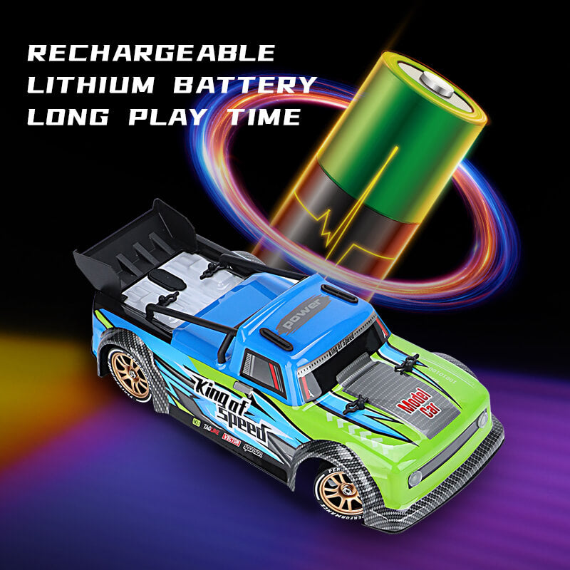 RC Drift Car 4WD High Speed Racing Car with Spray 1/16 Remote Control Stunt Vehicle