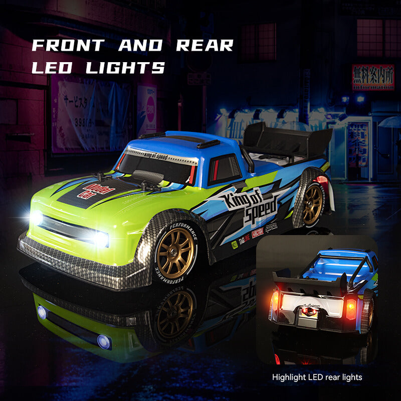 RC Drift Car 4WD High Speed Racing Car with Spray 1/16 Remote Control Stunt Vehicle
