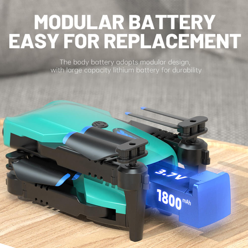 RC Drone with Dual Camera Foldable FPV Quadcopter for Beginners 360 Degrees Rotation Stunt Flying Toy