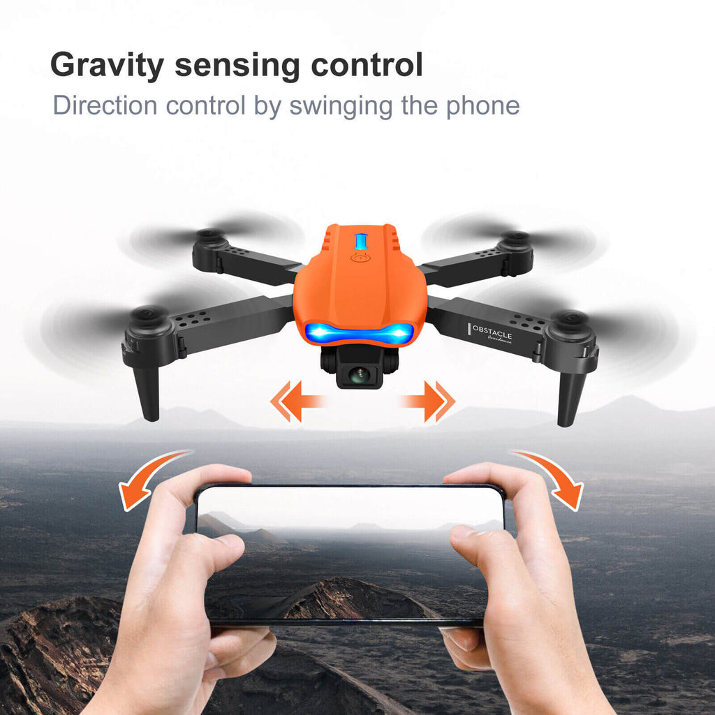RC Drone with Camera 4K Dual Camera Mobile Control Quadcopter with Obstacle Avoidance