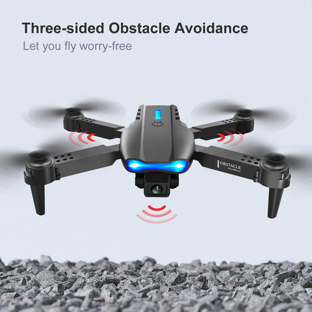 RC Drone with Camera 4K Dual Camera Mobile Control Quadcopter with Obstacle Avoidance