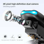 RC Drone with Camera 4K Dual Camera Mobile Control Quadcopter with Obstacle Avoidance