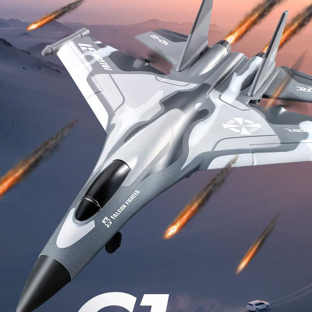 12.4'' RC G1 Fighter Jet Remote Control EPP Airplane 2.4GHz RC Aircraft for Kids and Beginners