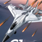 12.4'' RC G1 Fighter Jet Remote Control EPP Airplane 2.4GHz RC Aircraft for Kids and Beginners