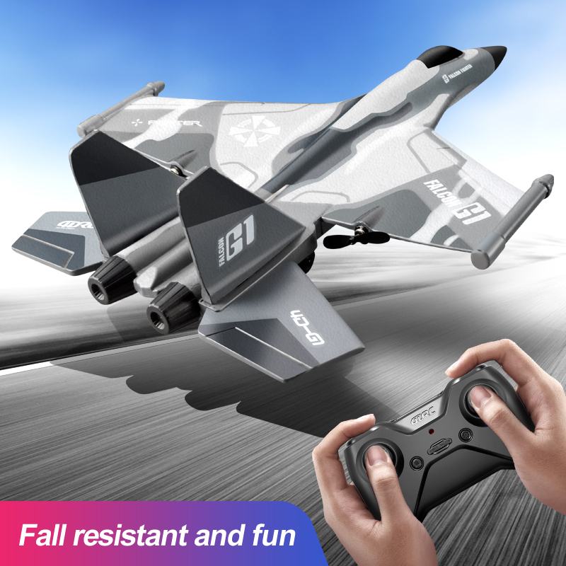 12.4'' RC G1 Fighter Jet Remote Control EPP Airplane 2.4GHz RC Aircraft for Kids and Beginners