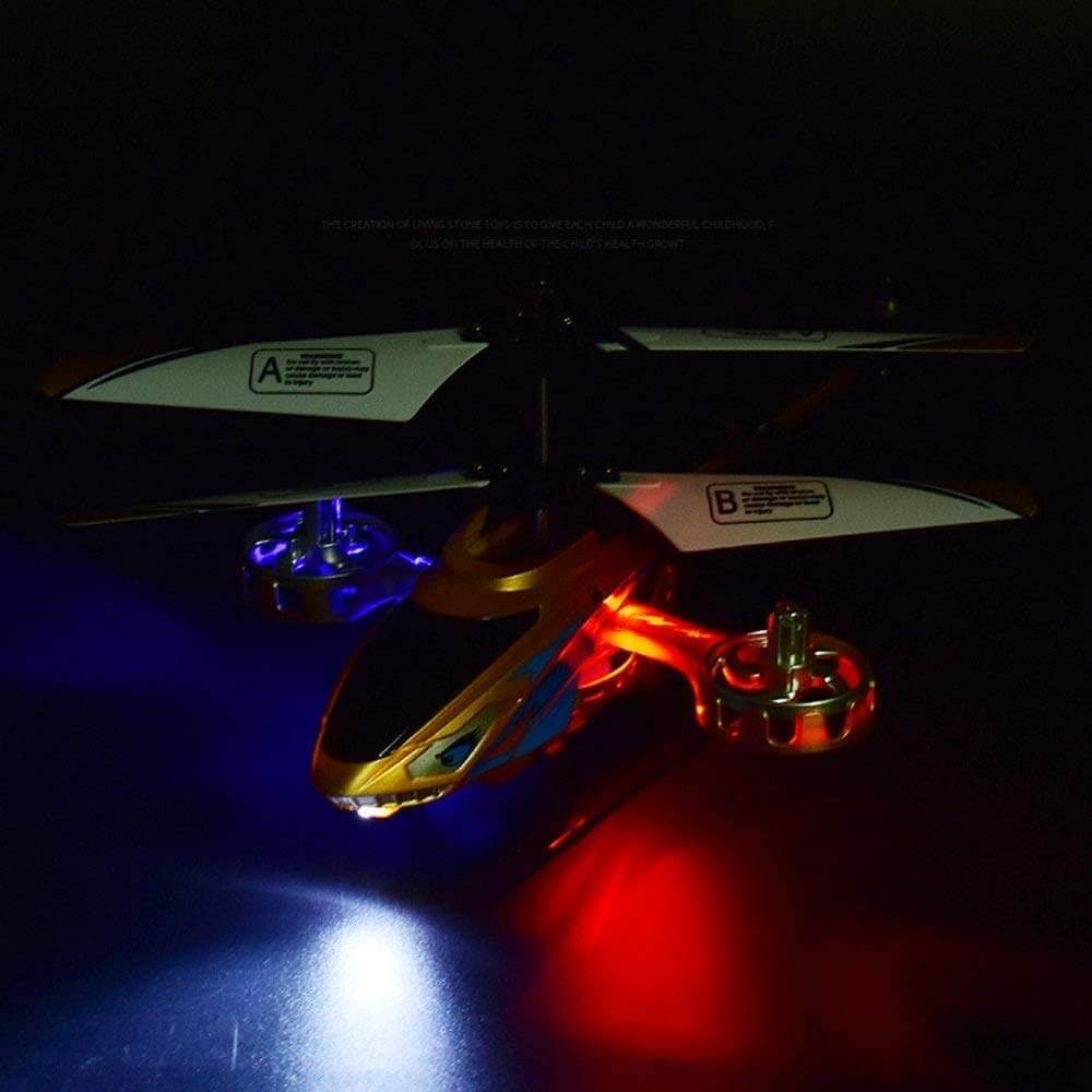 Alloy RC Helicopter 2.4G Aircraft Remote Control Plane with Side Fly for Kids Birthday Gift