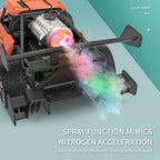 Alloy Spray RC Car Remote Control Mist Spray High Speed Stunt Car with LED Light