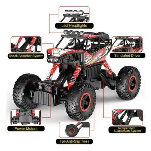 1:12 RC Car 4WD Remote Control Off-Road Monster Truck Climbing Racing Stunt Car for Kids