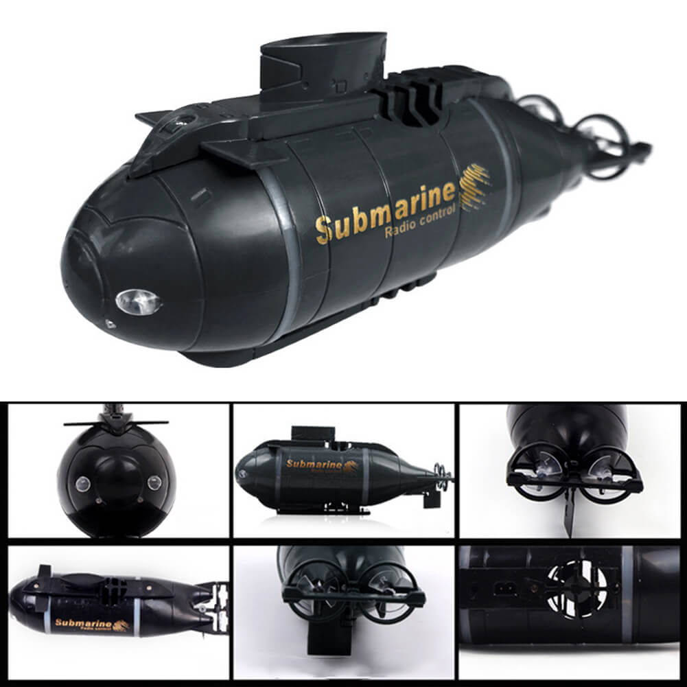 Kids Mini RC Submarine 6CH Smart Electric Boat Remote Control Waterproof Diving Toy