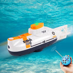 Mini Remote Control Submarine Waterproof Diving Toy 6 Channels Boat for Boys and Girls